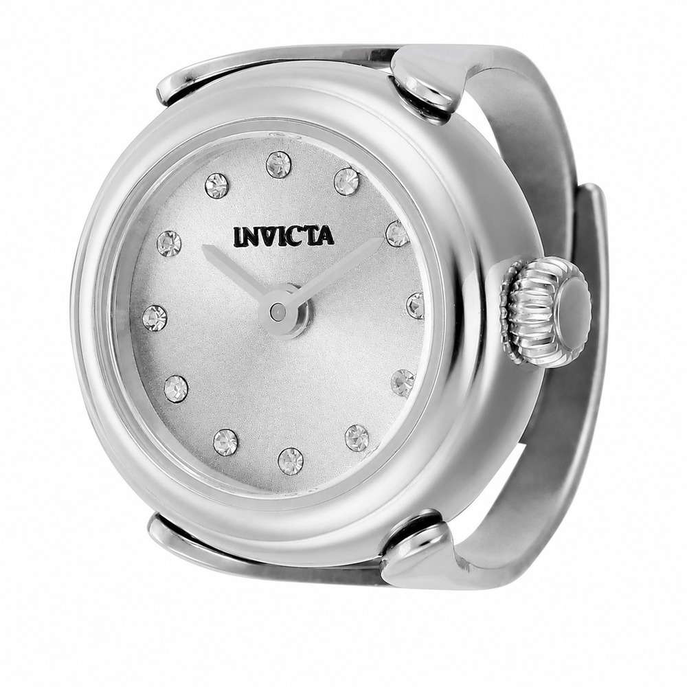 NEW Invicta Angel Women's Ring Watch 17.5mm, Steel (44480) Adjustable